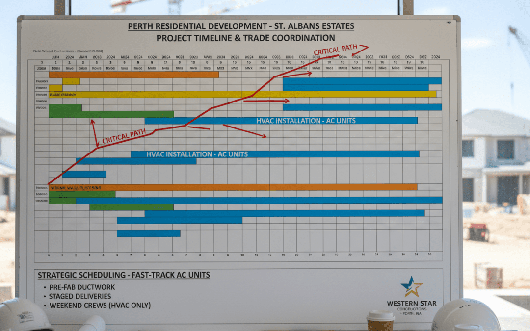 Scheduling HVAC Installation in Perth’s Tight Construction Timeline