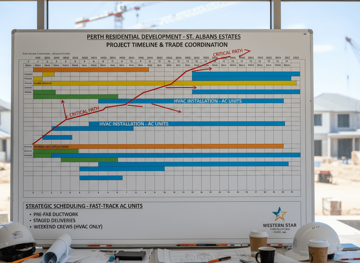 Scheduling HVAC Installation in Perth’s Tight Construction Timeline