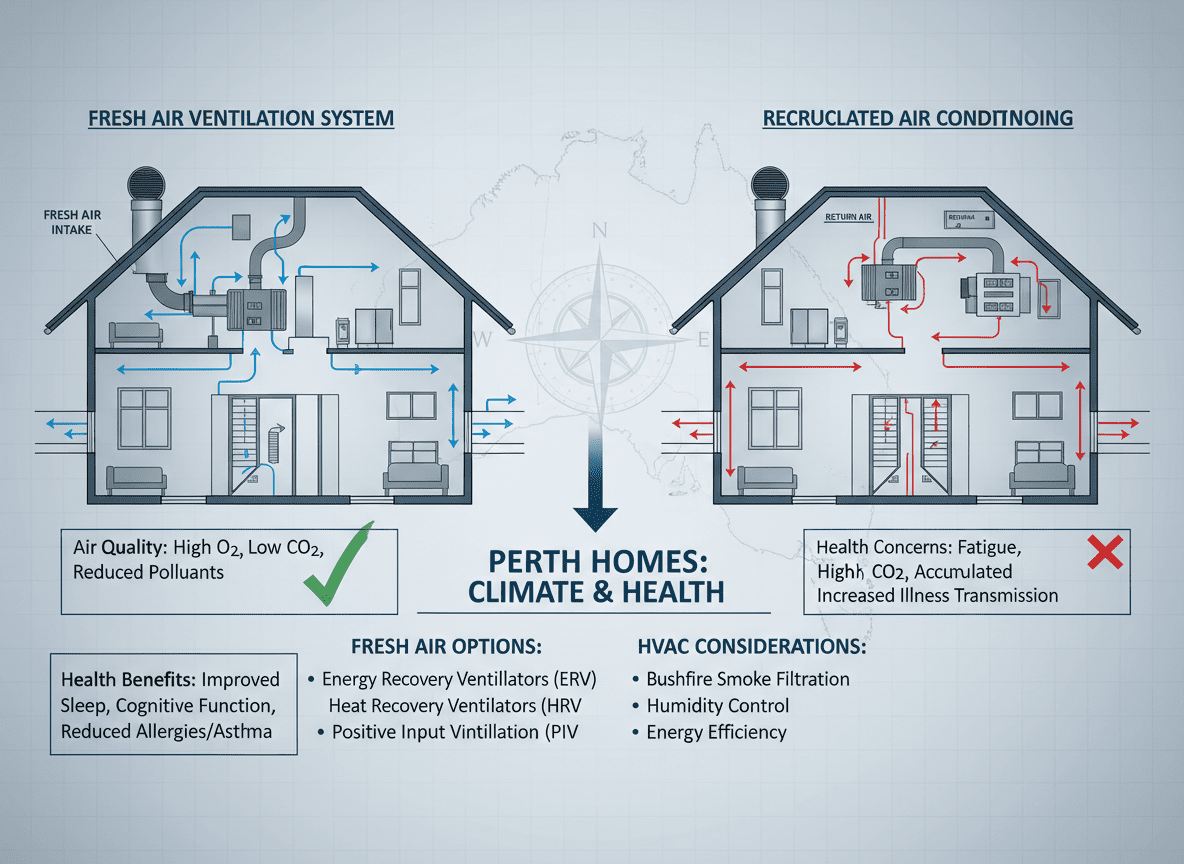 Fresh Air Ventilation vs Recirculated Air: Health Implications for Perth Homes