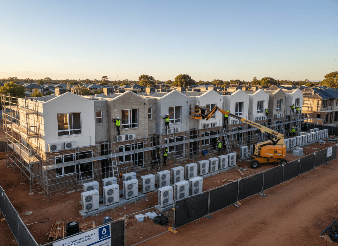 Multi-Dwelling HVAC: Coordinating Split Systems Across Townhouse Developments